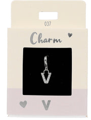 Ketten/ Armbänder -Charm Depesche Charm Bustabe V Silber