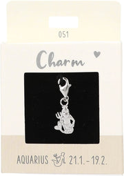 Ketten/-Armbänder Charm Depesche Motiv Sternzeichen Wassermann
