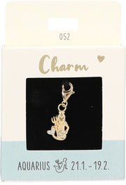 Ketten/-Armbänder Charm Depesche Motiv Sternzeichen Wassermann