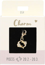 Ketten/-Armbänder Charm Depesche Motiv Sternzeichen Fisch