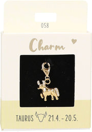 Ketten/-Armbänder Charm Depesche Motiv Sternzeichen Stier