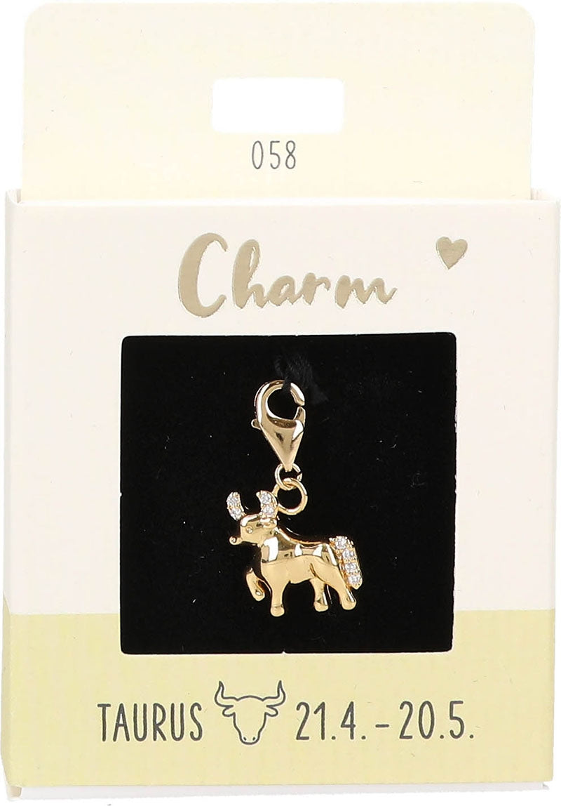 Ketten/-Armbänder Charm Depesche Motiv Sternzeichen Stier