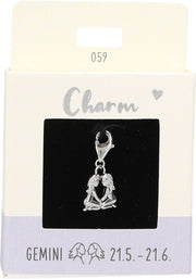 Ketten/-Armbänder Charm Depesche Motiv Sternzeichen Zwilling