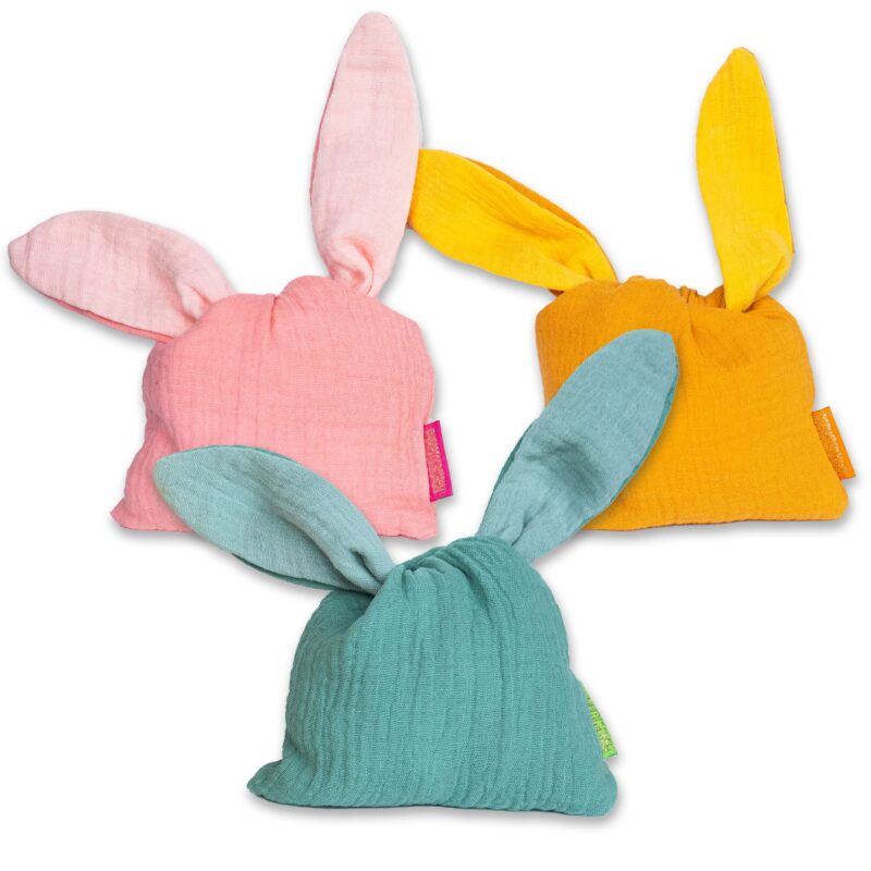 1 Stk. Musselin Hasenbeutel – bunt