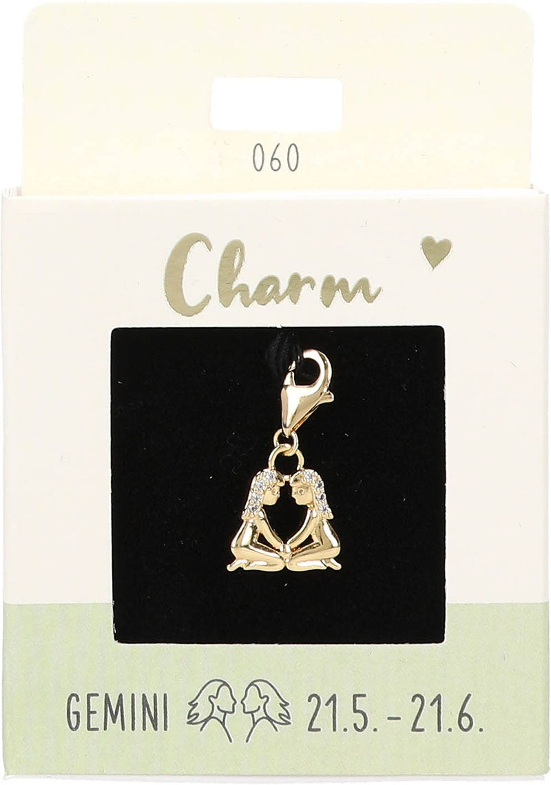 Ketten/-Armbänder Charm Depesche Motiv Sternzeichen Zwilling