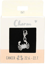 Ketten/ Armbänder -Charm Depesche Motiv Sternzeichen Krebs
