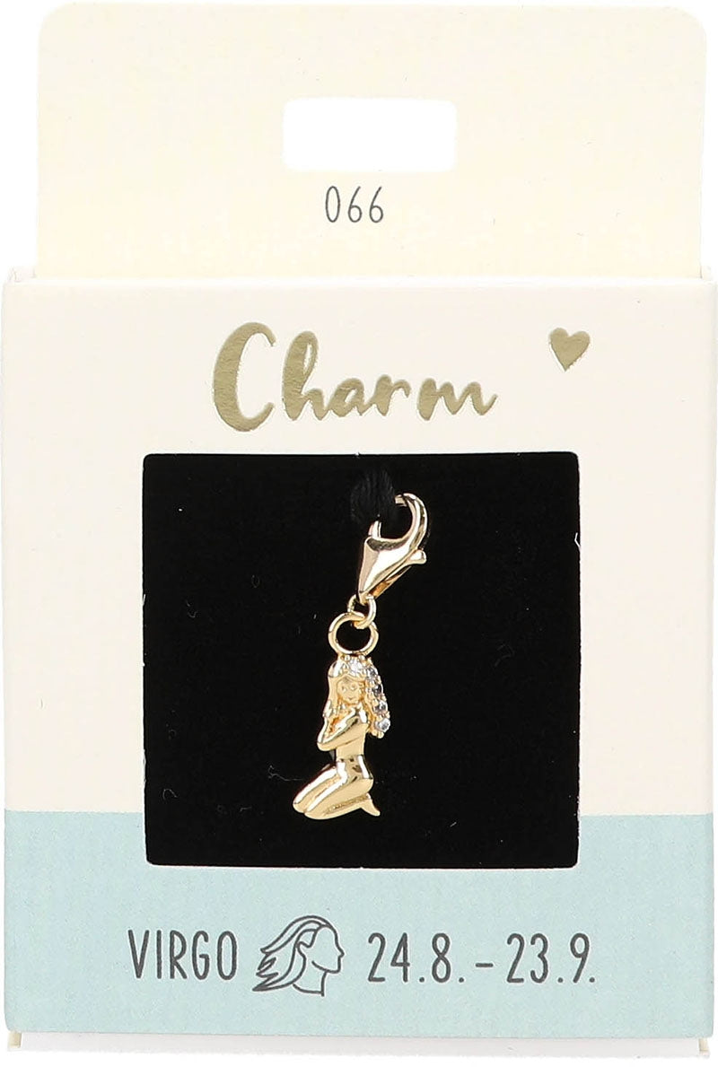 Ketten/ Armbänder -Charm Depesche Motiv Sternzeichen Jungfrau Gold