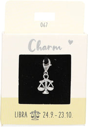 Ketten/ Armbänder -Charm Depesche Motiv Sternzeichen Waage
