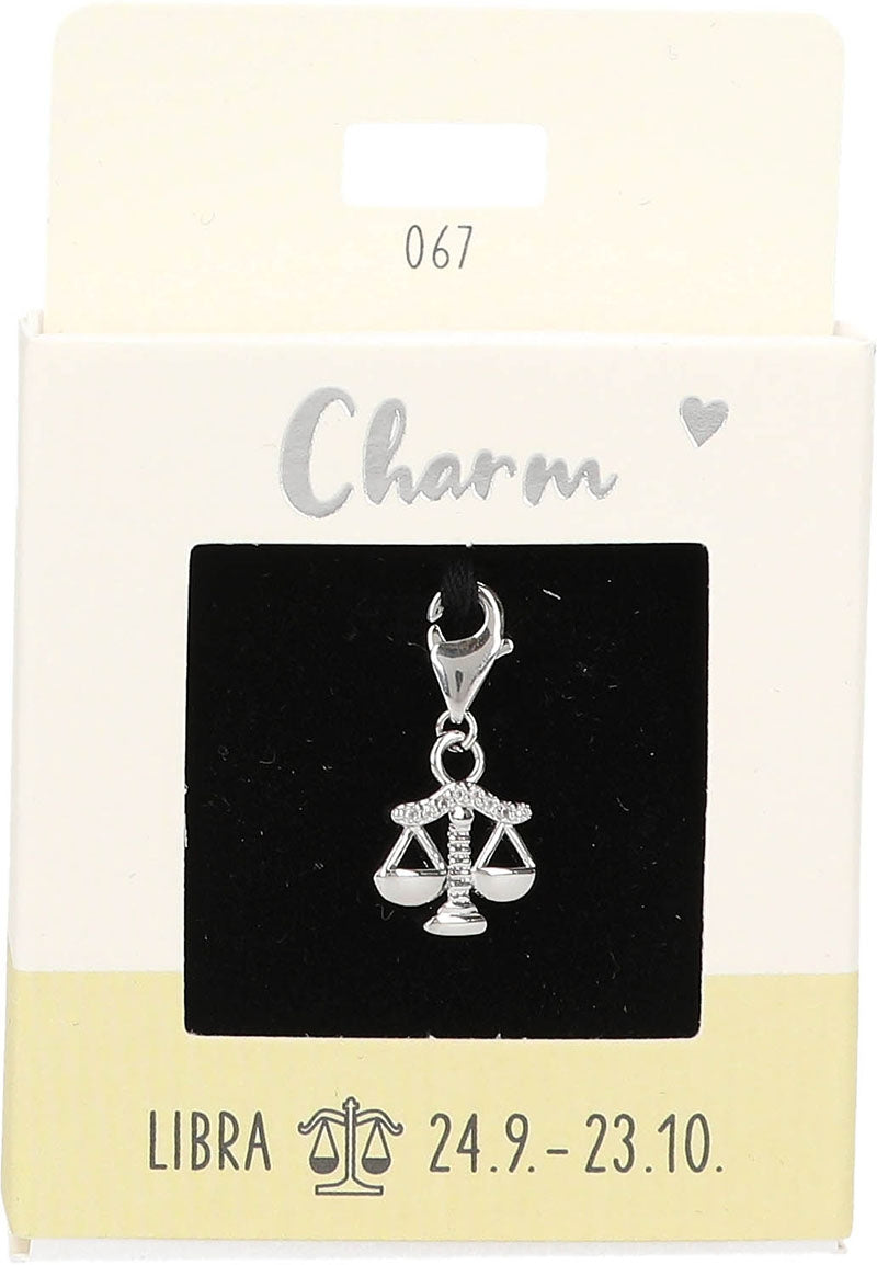 Ketten/ Armbänder -Charm Depesche Motiv Sternzeichen Waage