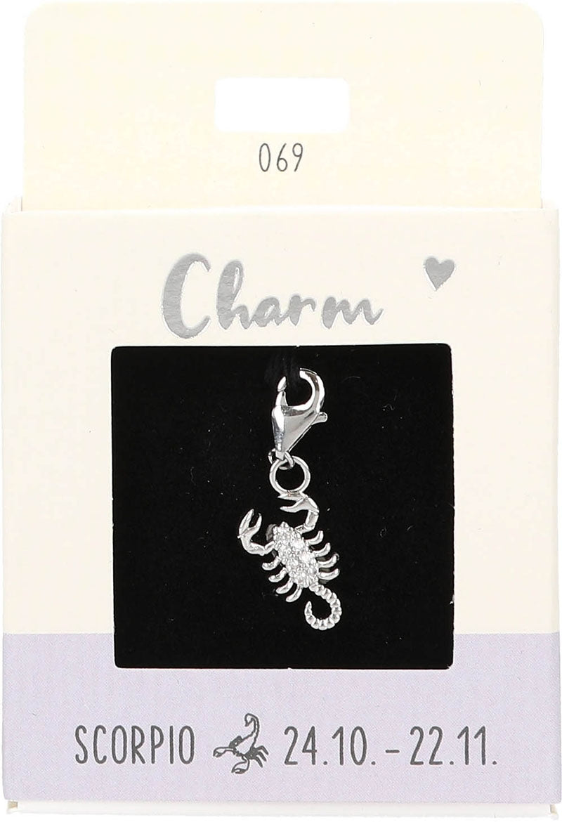 Ketten/ Armbänder -Charm Depesche Motiv Sternzeichen Skorpion