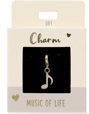 Ketten/ Armbänder -Charm Depesche Motiv Musiknote