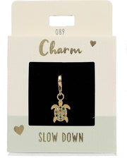 Ketten/ Armbänder -Charm Depesche Motiv Schildkröte gold