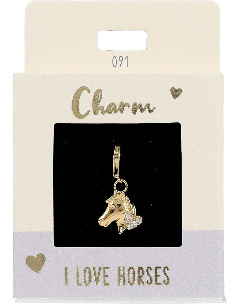 Ketten/ Armbänder -Charm Depesche Motiv Pferd