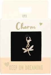 Ketten/ Armbänder -Charm Depesche Motiv Libelle gold