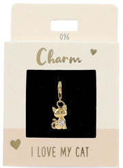 Ketten/ Armbänder -Charm Depesche Motiv Katze