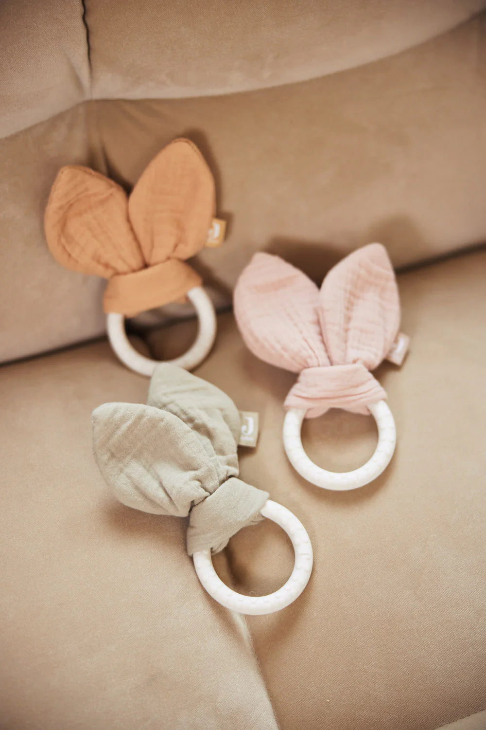 Beißring-Bunny Ears - Moonstone - von Jollein