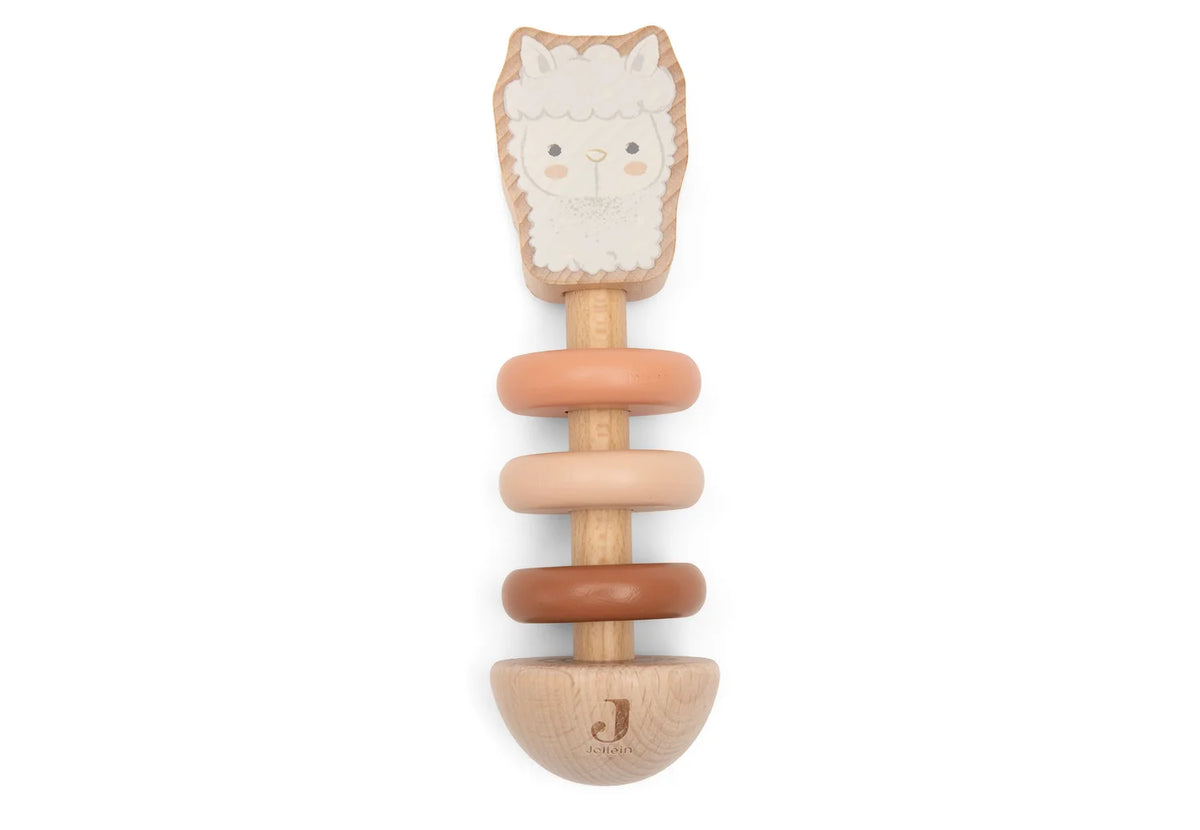 Holz-Rassel-Alpaca Paco- Jollein
