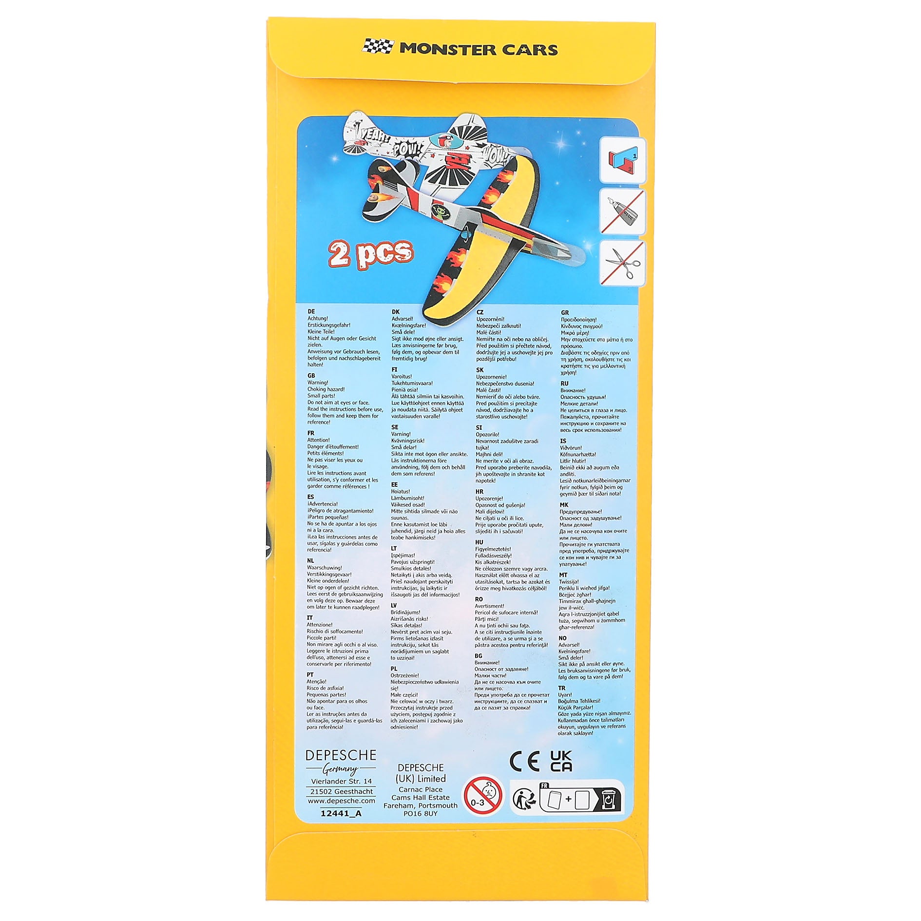 Monster Cars Build your Action Glider von Depesche