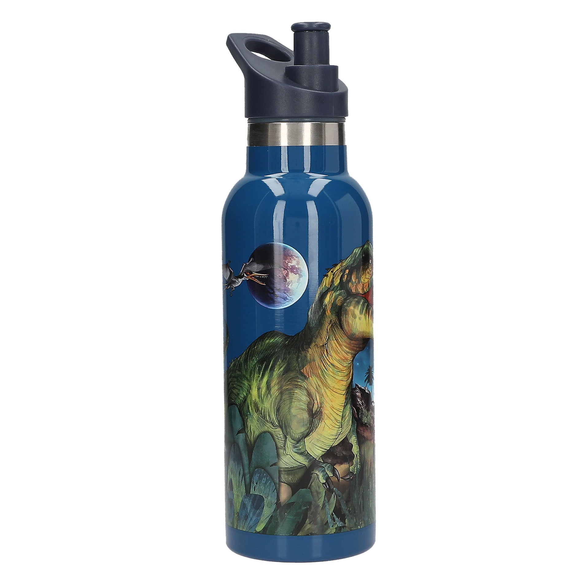 Dino World Trinkflasche Edelstahl GALAXY von Depesche Flasche