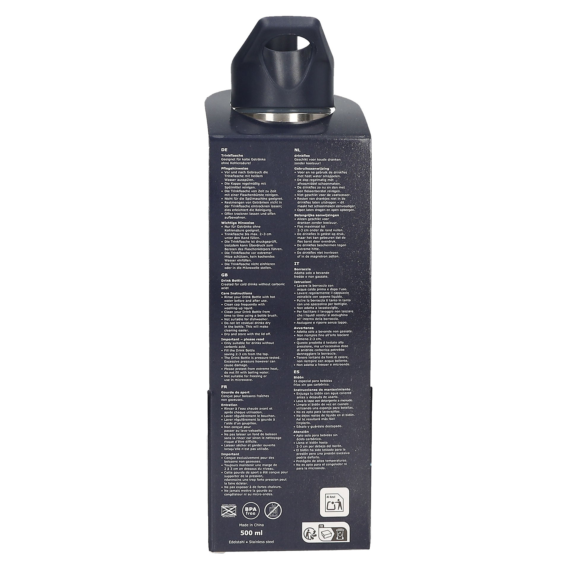 Dino World Trinkflasche Edelstahl GALAXY von Depesche Flasche