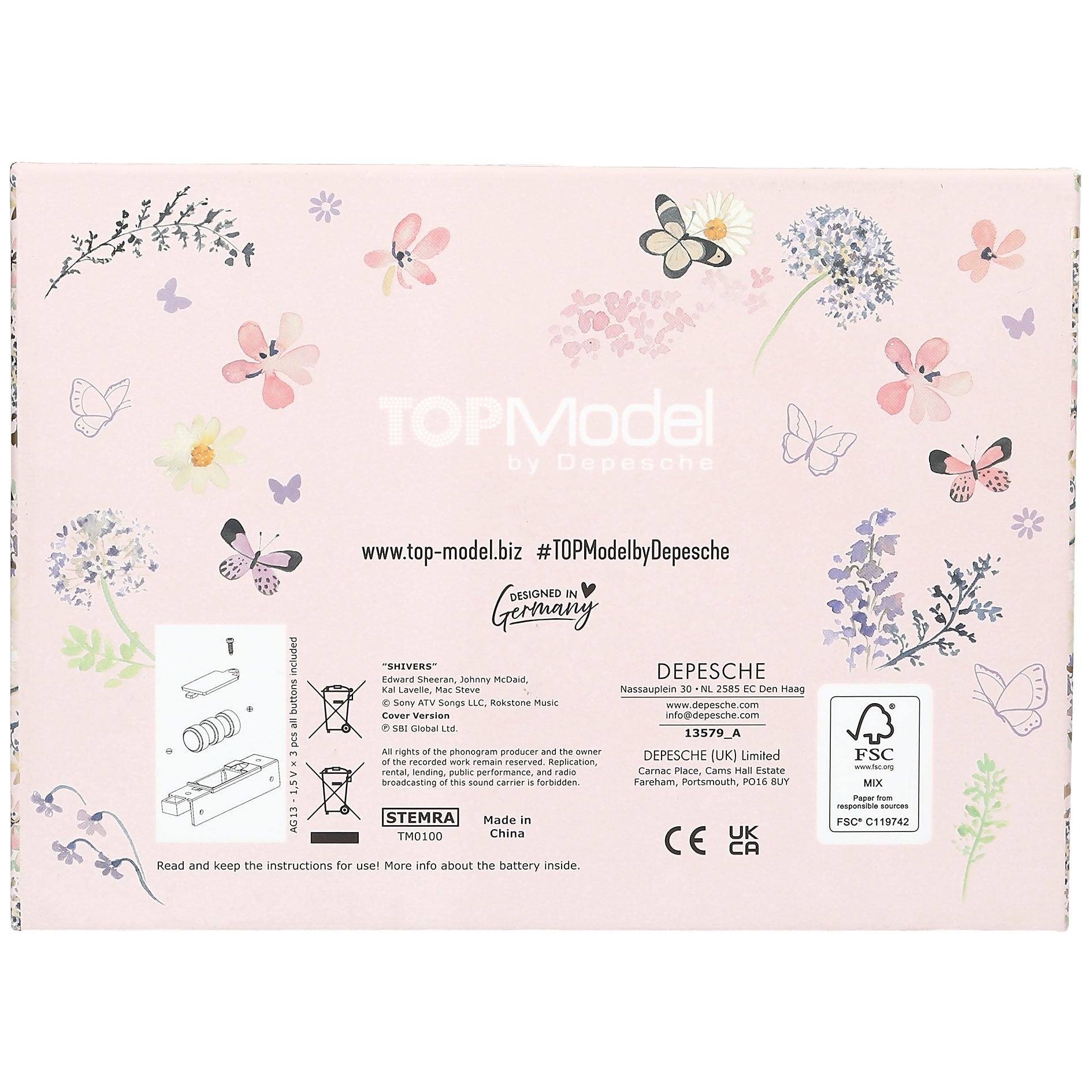 TOPModel Schmuckkästchen mit Code und Sound SUMMER FEELING von Depesche