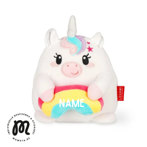 Plüschtier - Super Soft! - Mini Einhorn von Legami (personalisierbar)
