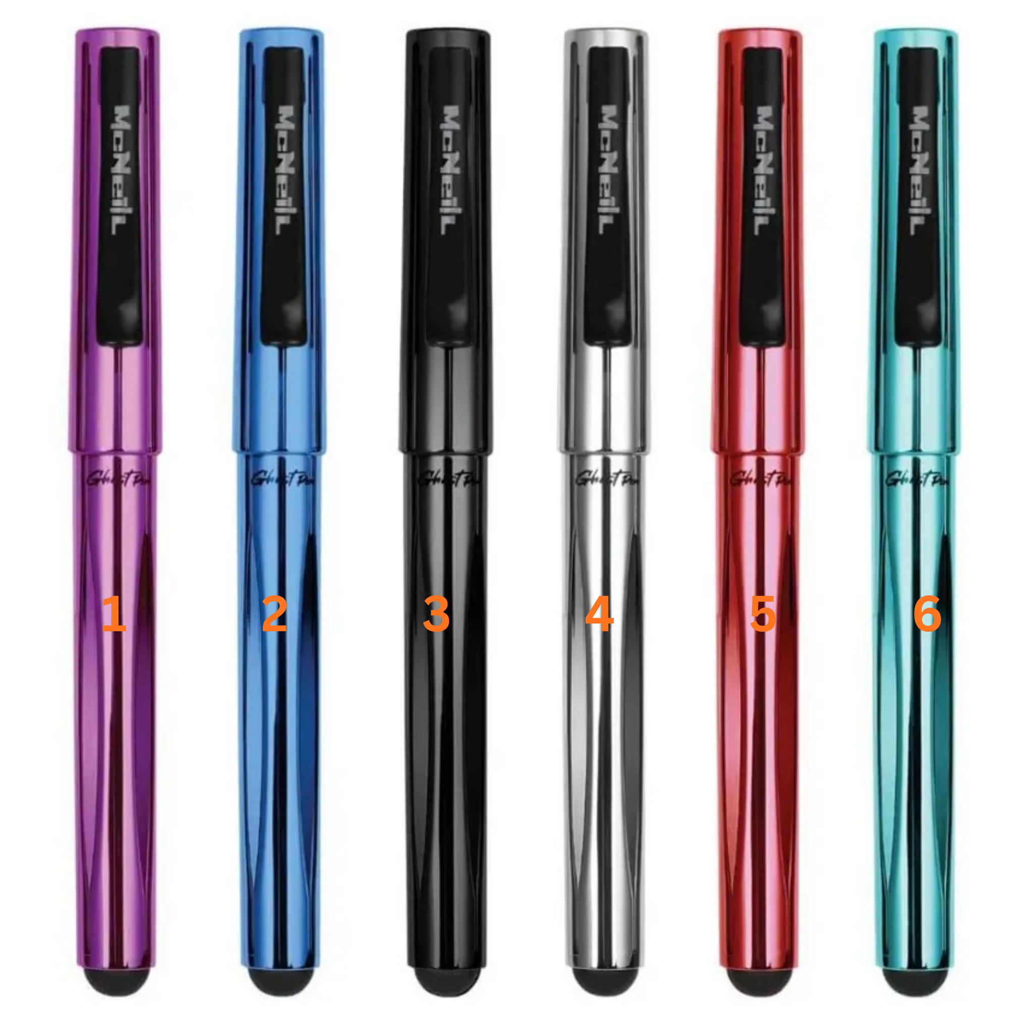 Ghost Pen radierbarer Füller Metallicmit Metallclip - McNeill