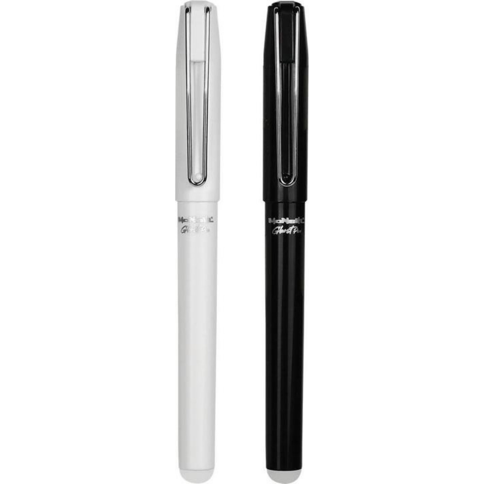 Ghost Pen radierbarer Füller Schwarz/Weiß mit Metallclip - McNeill