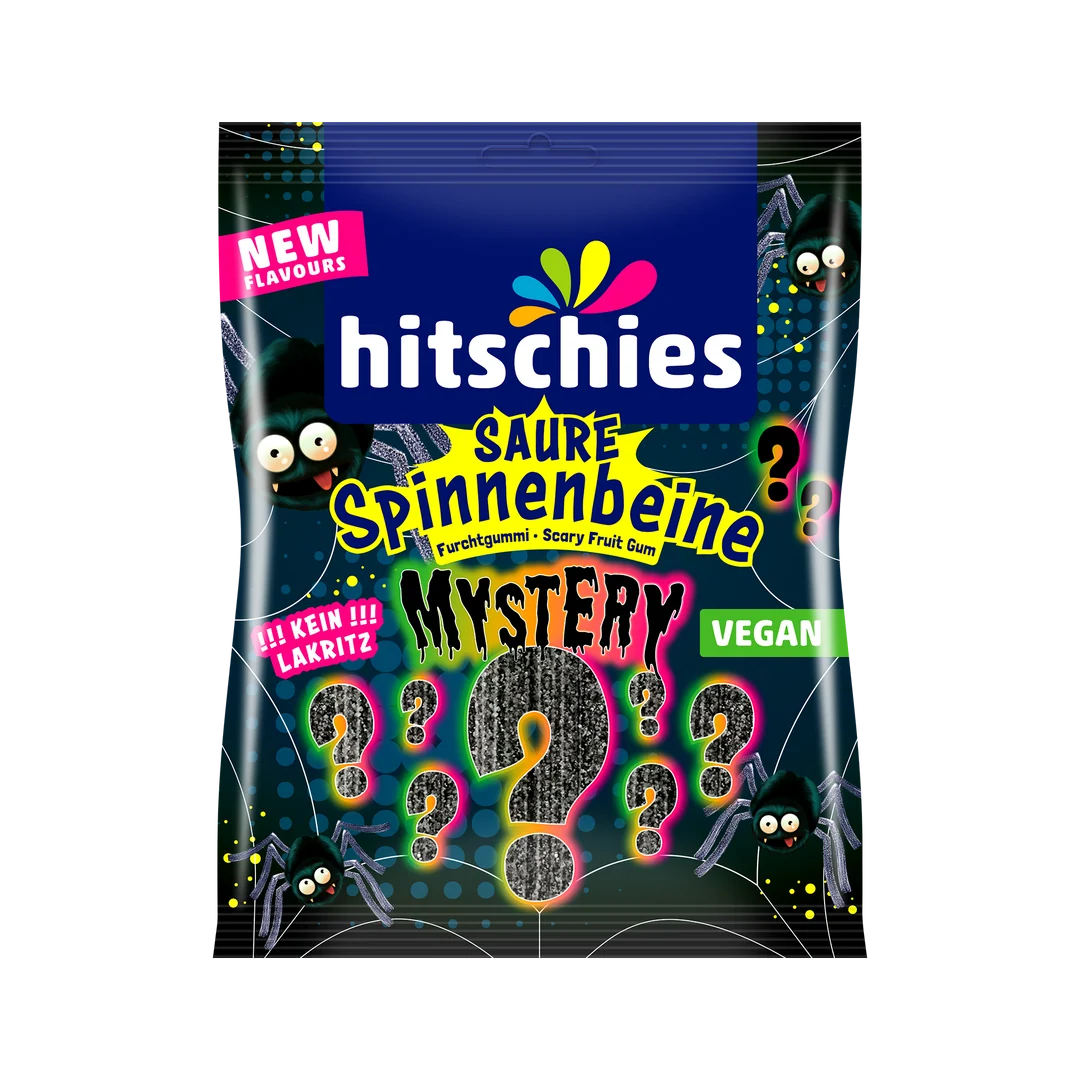 Saure Spinnenbeine-Mystery-vegan-125 g-Hitschies
