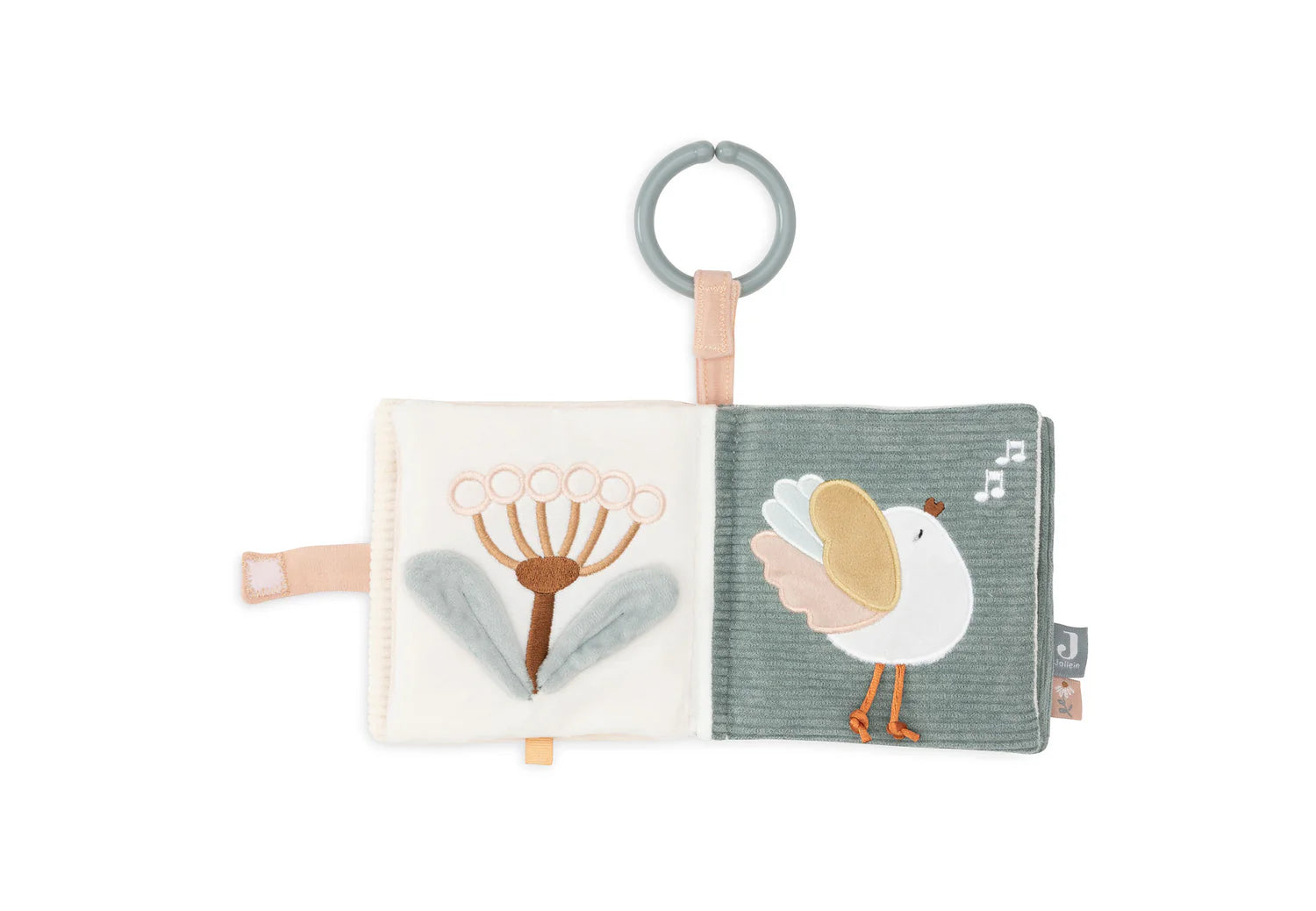 Stoffbuch mit Aktivitäten - Lovely Birds - von Jollein