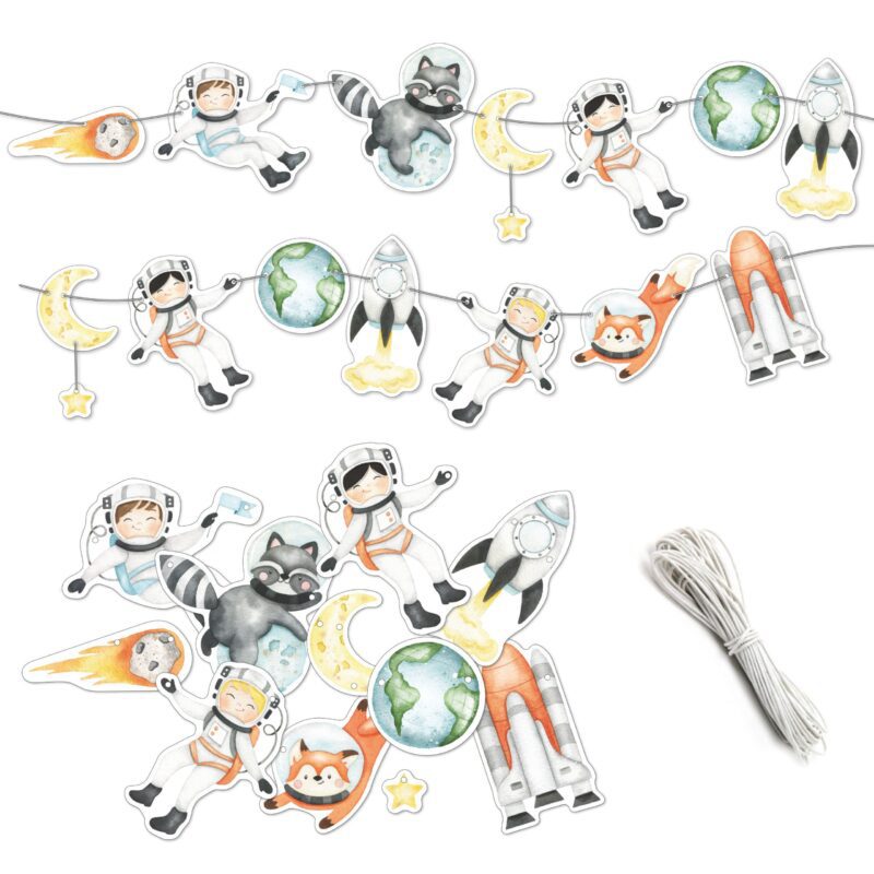 Geburtstagsgirlande – Astronaut