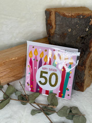 Happy Birthday 50 Musikkarte - Depesche