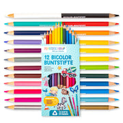 12 Bicolor Buntstifte