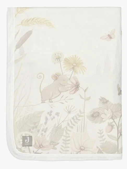 Perlsamtgefütterte Decke - Dreamy Mouse -von Jollein