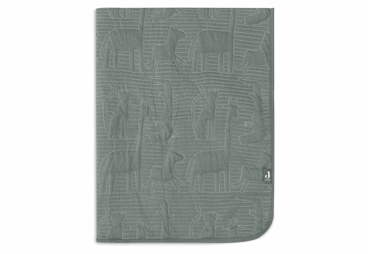 Decke 75x100 cm-Jungle Jambo-Ash Green-von Jollein