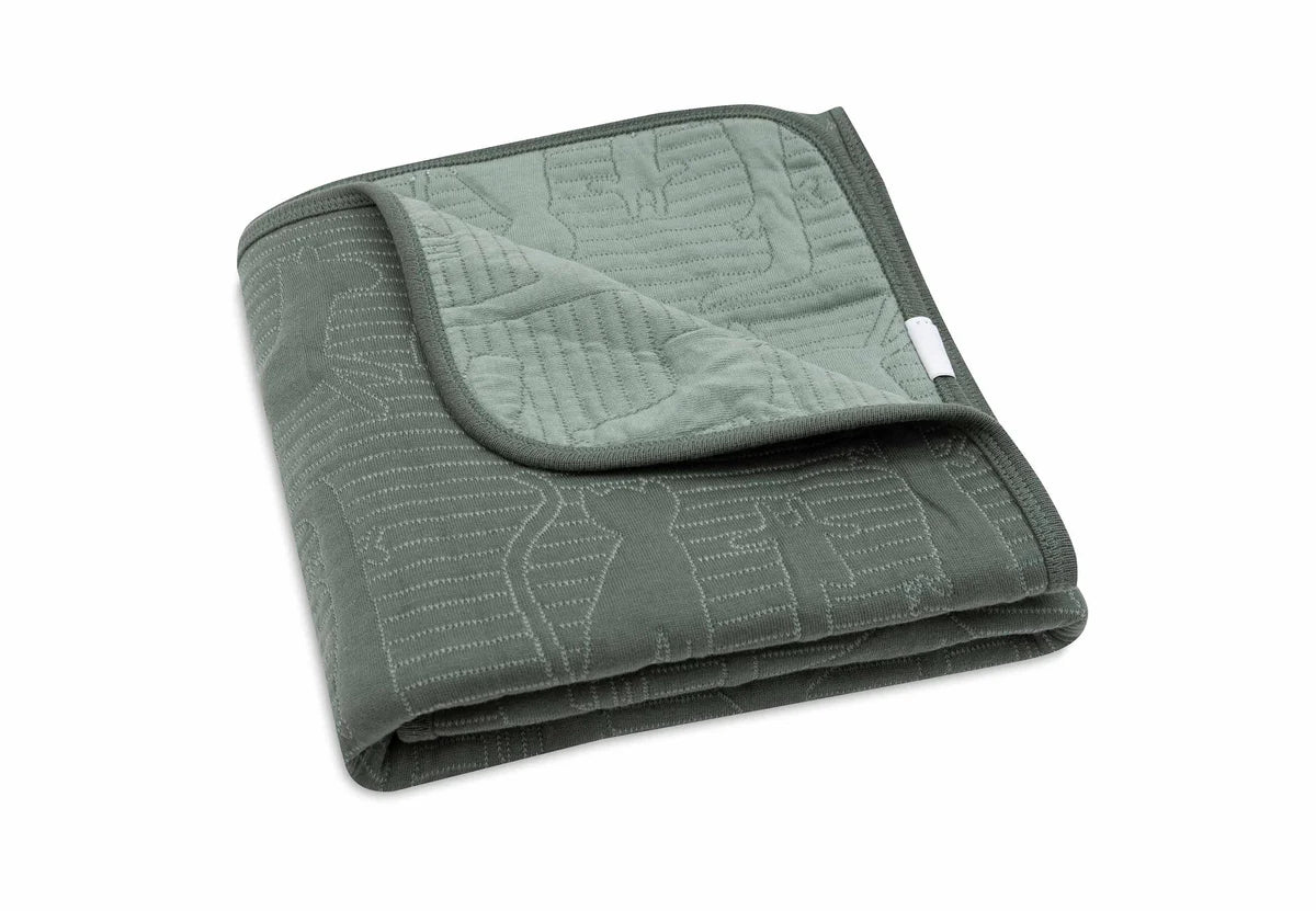Decke 75x100 cm-Jungle Jambo-Ash Green-von Jollein