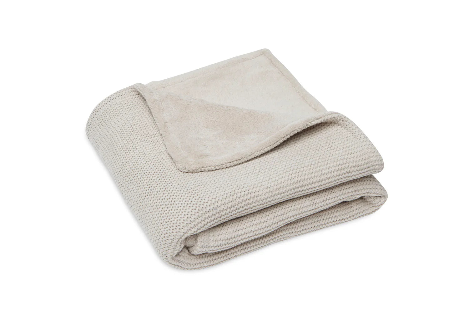 Decke - Basic Knit Fleece 75 x 100 cm - von Jollein