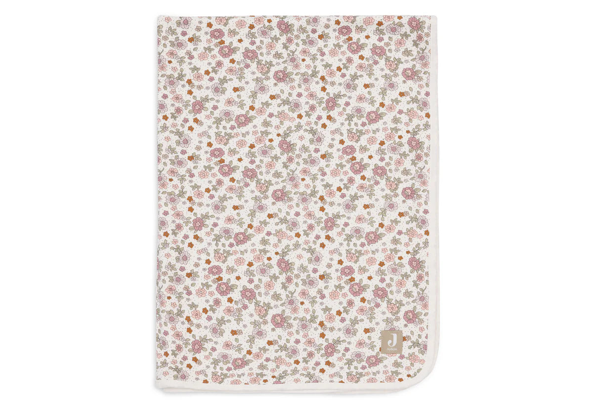 Decke-Jersey 75x100cm.-Retro Flower- von Jollein