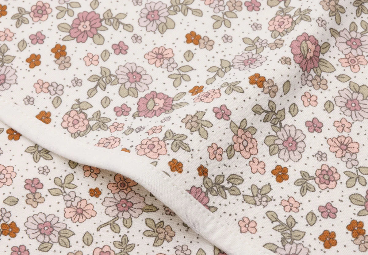 Decke-Jersey 75x100cm.-Retro Flower- von Jollein