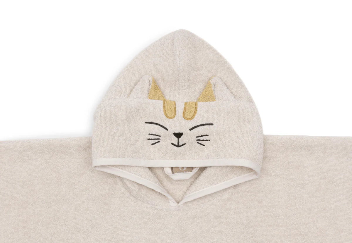 Badeponcho Frottee-Charlie Cat-von Jollein