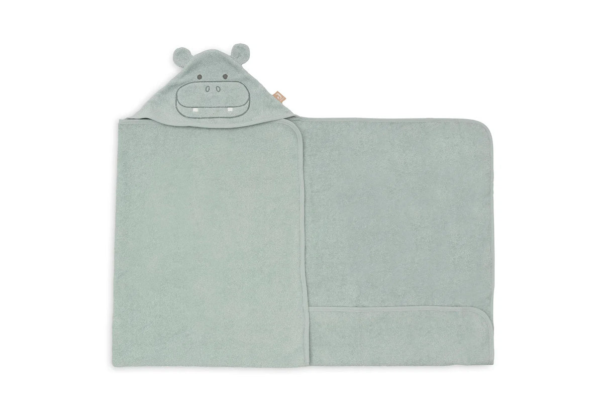 Kaputzenhandtuch Frotee 70x130-Hippo Happy-Jollein