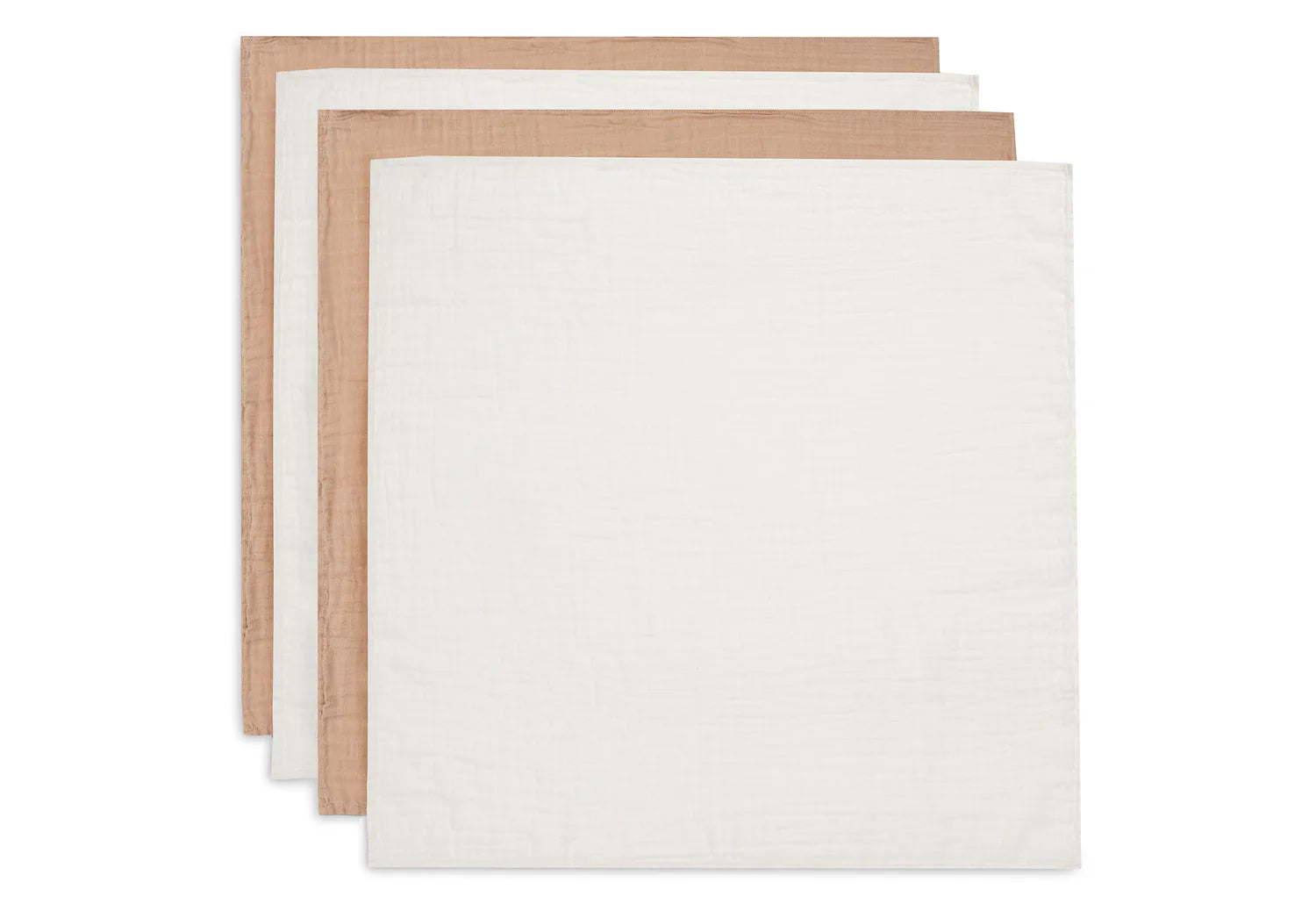 Spucktuch Hydrophil 70x70cm-4 Stück-Biscuit- von Jollein