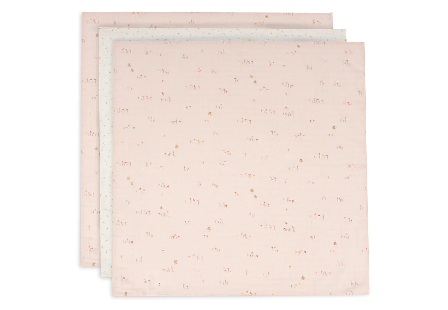 Mullwindeln Hydrophil 70x70cm - Pretty Picnic - 3 Stück