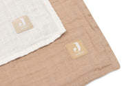 Mullwindeln Hydrophil 115x115 cm 2 Stück- Biscuit Ivory- von Jollein