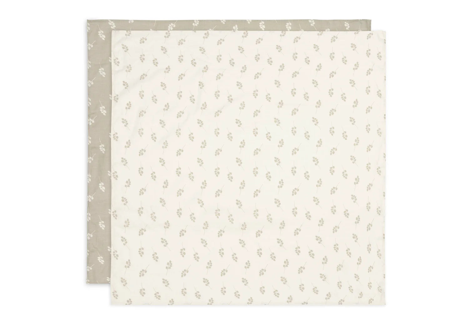 Mullwindeln Hydrophil 115x115 cm 2 Stück-Twig-Olive Green- von Jollein