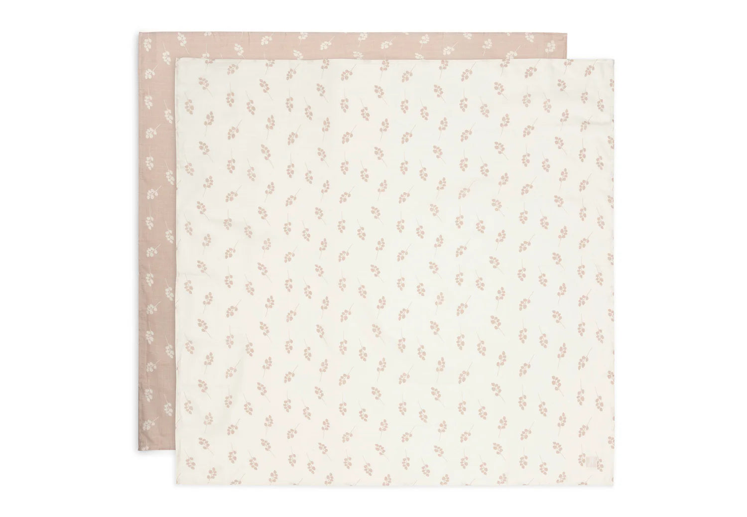 Mullwindeln Hydrophil 115x115 cm-2 Stück-Twig-Wild Rose- von Jollein