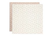 Mullwindeln Hydrophil 115x115 cm-2 Stück-Twig-Wild Rose- von Jollein