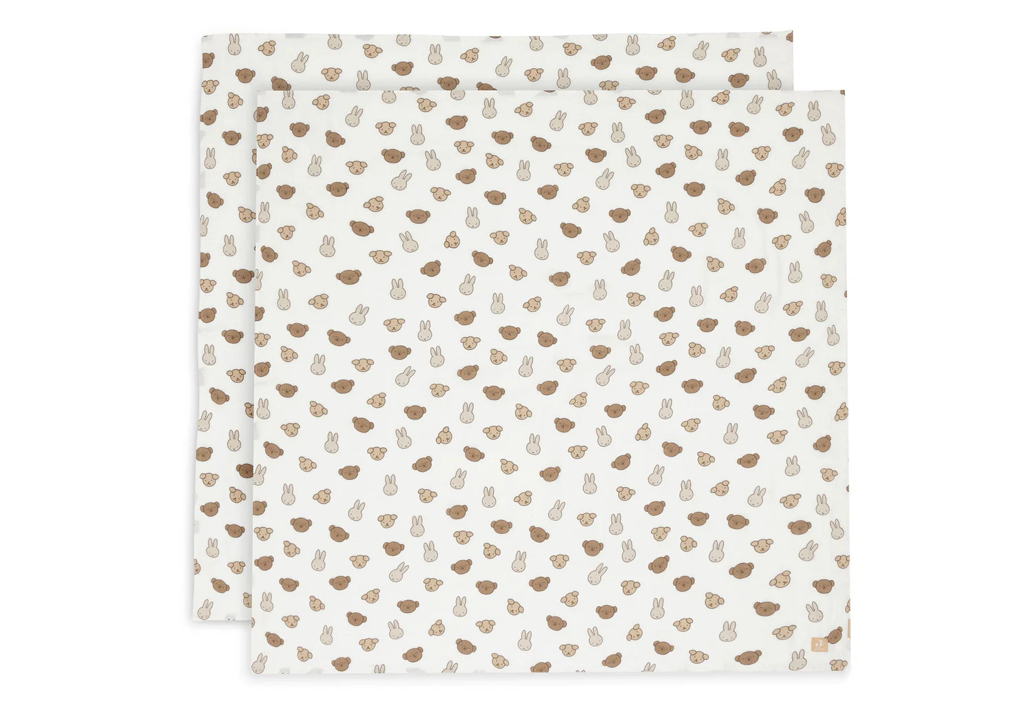 Mullwindeln Hydrophil 115x115 cm-2 Stück-Miffy-Multicolor- von Jollein
