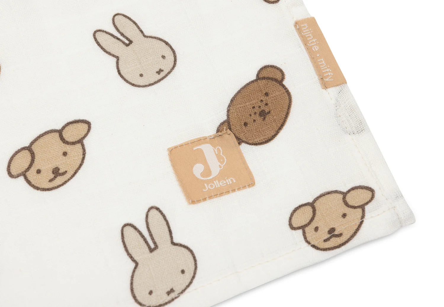 Mullwindeln Hydrophil 115x115 cm-2 Stück-Miffy-Multicolor- von Jollein