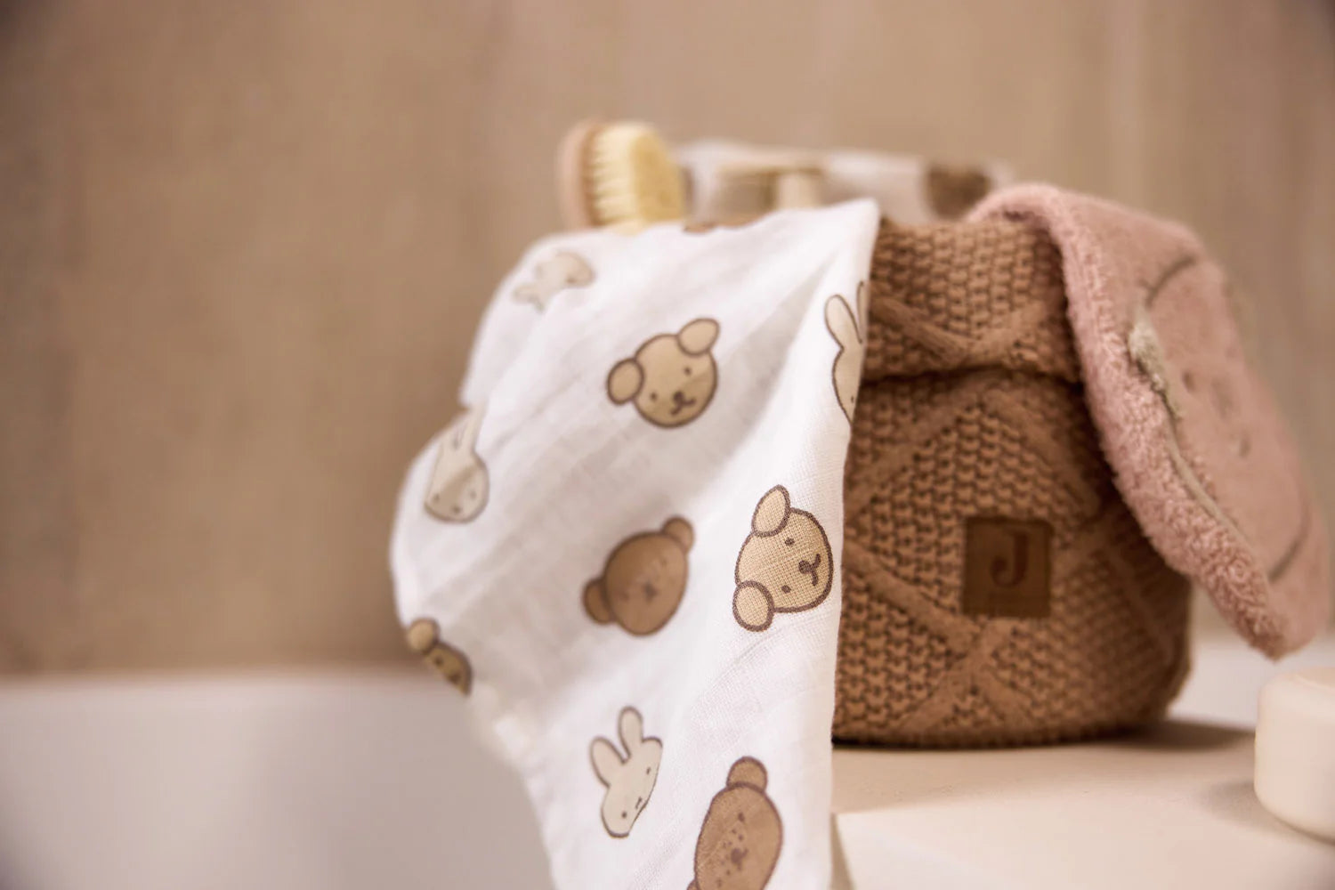 Mullwindeln Hydrophil 115x115 cm-2 Stück-Miffy-Multicolor- von Jollein
